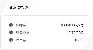资源信息面板